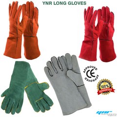 YNR® Snake Catcher Gloves Reptile Lizards Animal Handling Heavy Duty Multi Color
