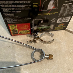 Zoo Med Mini Combo Deep Dome Heat Lamp Fixture 4 Sockets + Spring Clips 4 Iguana