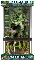ZOO MED PALUDARIUM TERRARIUM WITH NANO AQUARIUM HABITAT – 18in x 18in x 36in