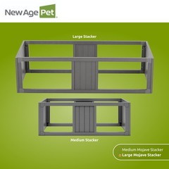 ECOFLEX Large Grey Mojave Stacker for Reptile Habitats | 10 Year Limited Manu…