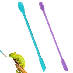 Xelsluthe 2Pcs Reptile Spoon, Crested Gecko Food Mixing 1 Count (Pack of 2)