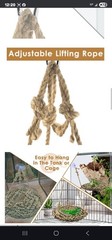 Bearded Dragon Hammock Reptile Katumo Pet Lounger Hanging Bed Swing Adjustable