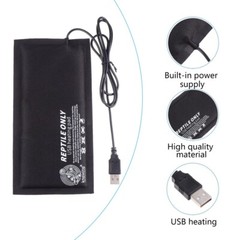 Reptile Heater Usb Portable Pet Heating Pad Powered Low Energy Consumption