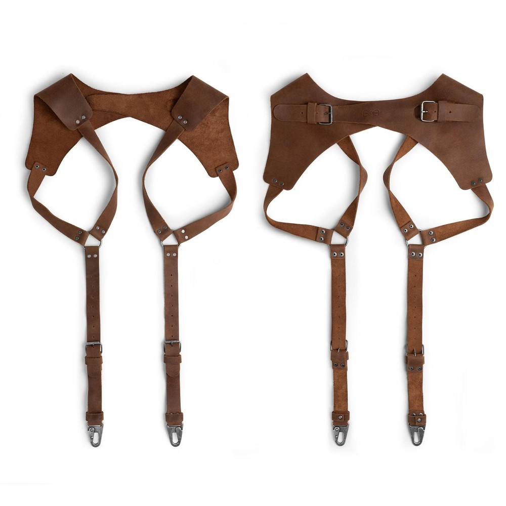 Hide & Groom, Suspenders with Adjustable Size Straps for Men, Weddi… Fast Ship