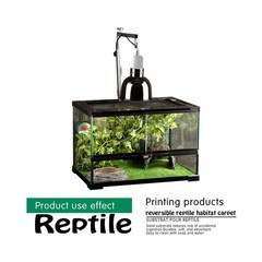 Reptile Carpet, 30 * 12in Pet Terrarium Liner,Reptiles Cage Mat/Substrate for…