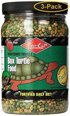 Rep-Cal Box Turtle Food 12 oz – Pack of 3 12 Ounce (Pack 3)