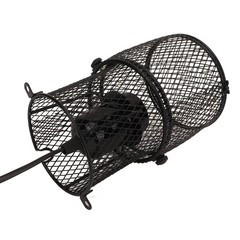 Reptile Heat Lamp Guard Avoid Scald Retractable Reptile Heat Lamp Mesh Cover