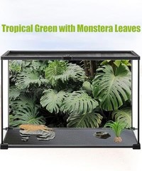 3 Pcs Reptile Background for Terrarium 40 Gallon, Bearded Dragon Tank Background