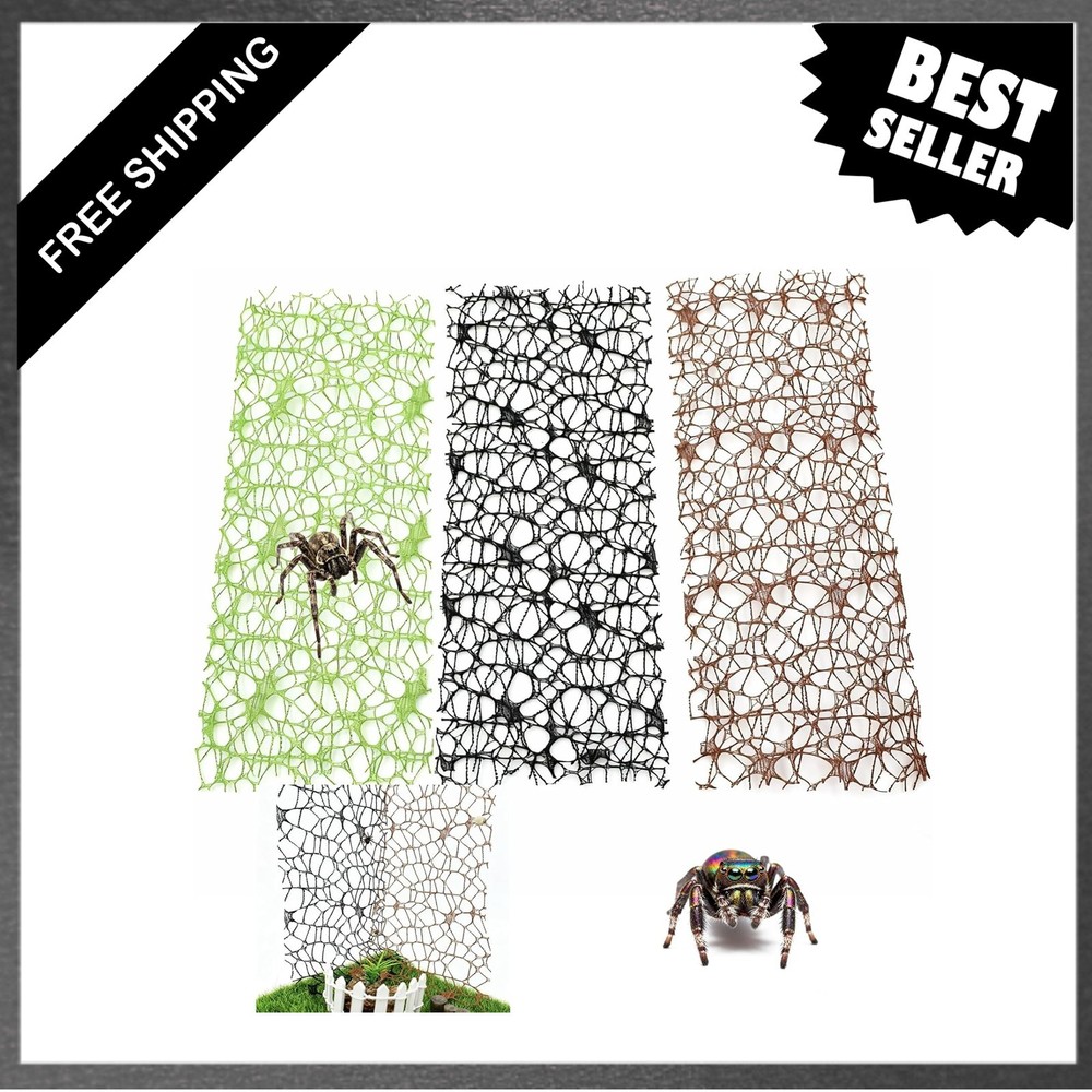 Jumping Spider Enclosure Accessories Climbing Mesh Magnets Reptile Terrarium