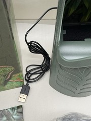 Reptile Water Drinking Fountain w/CI Filtration, Bad Stuff Filter Auto Shut READ