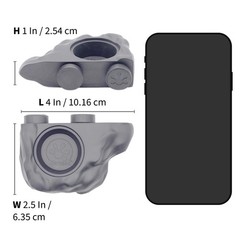 Silicone Gecko Feeding Ledge – Magnetic Mini Food Dish for Reptile Tank – 4.1…