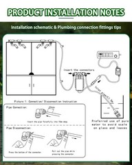 Automatic Reptile Misting System with Timer & 6 Adjustable Nozzles for Terrarium