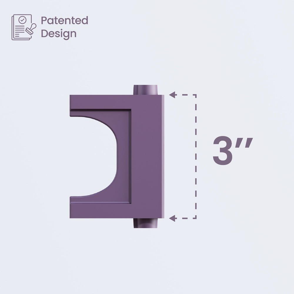Phailozoo 3″ Stacker (set of 4) Purple