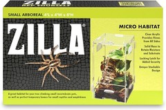 Transparent Small Pet Terrarium with Locking Latch