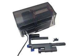Grech CBG-800 5W UV Sterilizer Hang-On Back Filter, 20-50 gallon/211 GPH, Black