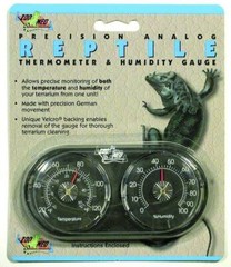 Zoo Med Dual Thermometer / Humidity Gauge Null Null