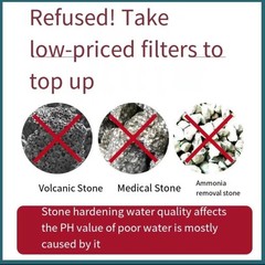 1000g, 2.2lb【No ore】 Aquarium bio Media,6 in 1 Ceramic Filter Medi
