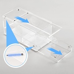 ReptiZoo Magnetic Acrylic Mini Terrarium 8x4x4 Insect Box NEW