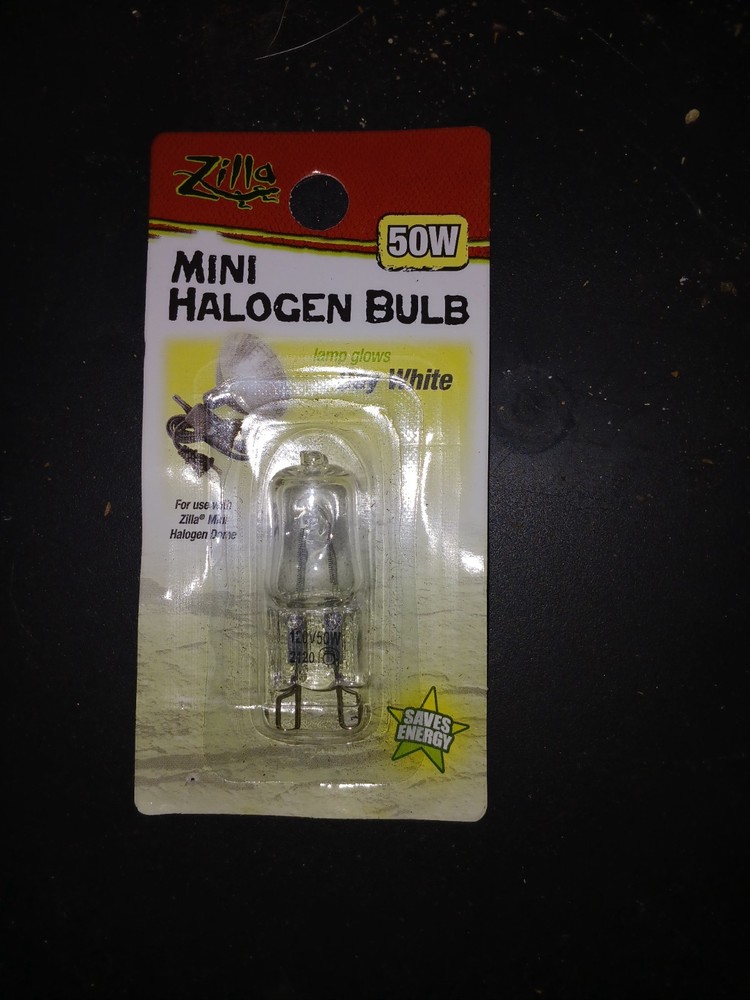 Zilla Mini Halogen Lamp Reptile Bulb 50-Watt Day White