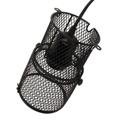 Reptile Heat Lamp Guard Avoid Scald Retractable Reptile Heat Lamp Mesh Cover