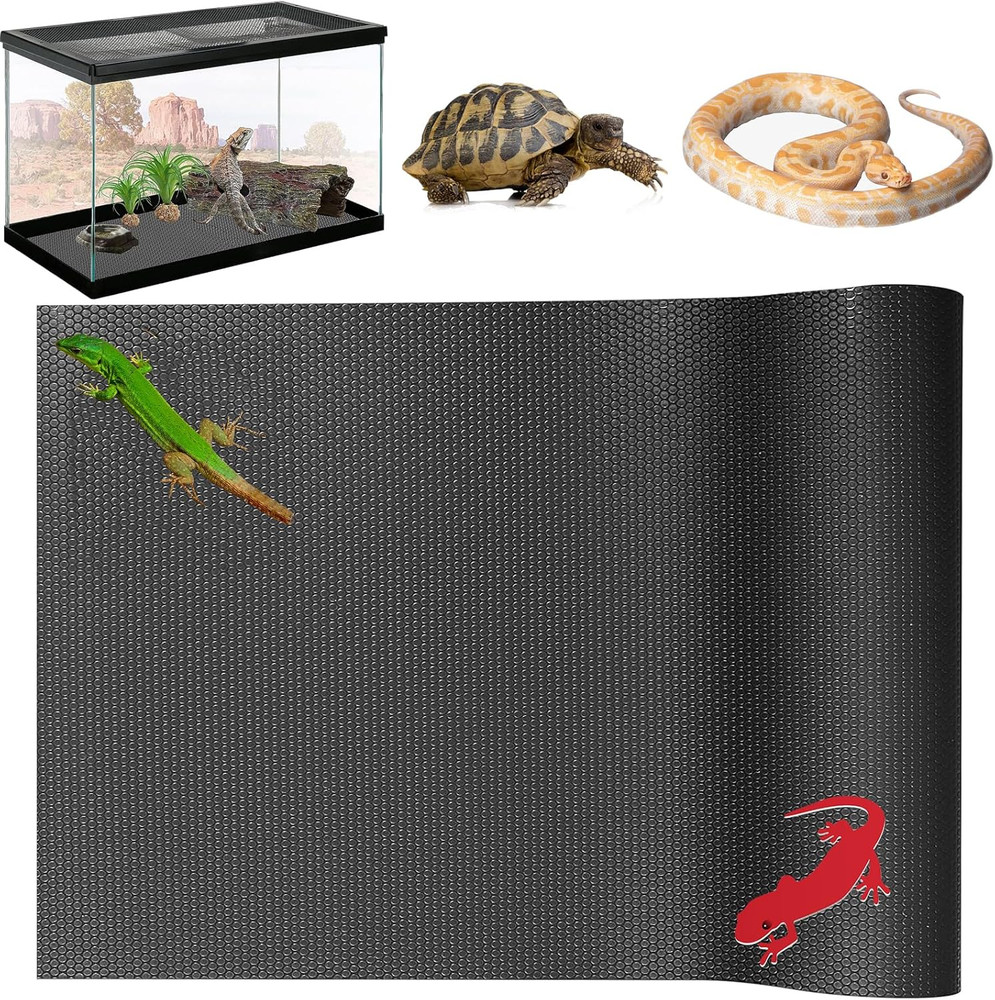 Reptile Substrate Liner Terrarium Carpet Flooring Mat Bedding 17.7×39.4 inch