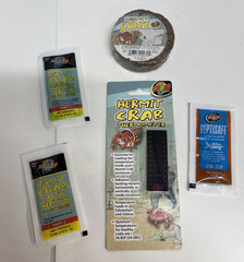 Zoo Med Hermit Crab Thermometer Hermit soil And Extras!!! Lot Of 5 Items