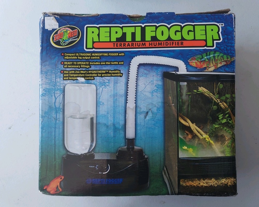 NEW IN BOX- ZOO MED REPTI FOGGER – REPTILE TERRARIUM HUMIDIFIER
