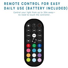 24/7 LED Aquarium Light with Remote for 30-36 Inch Plant & Fish Tank IP68, 12…