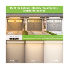 hykolity 4FT LED Wraparound Light with 3 Wattages/3 Lumens/3 CCT Selectable,5…