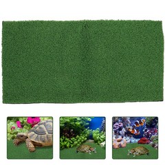 Lifelike Turtle Climbing Platform Turf Ideal for Fish Tank and Landscaping