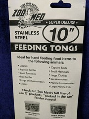 BRAND NEW Zoo Med Stainless Steel Feeding Tongs 10″REPTILES BIRDS HAND FEED Bugs