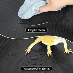 Reptile Substrate Mat Terrarium Carpet 118″ x 23.6″ Non-Adhesive Reptile Terr…