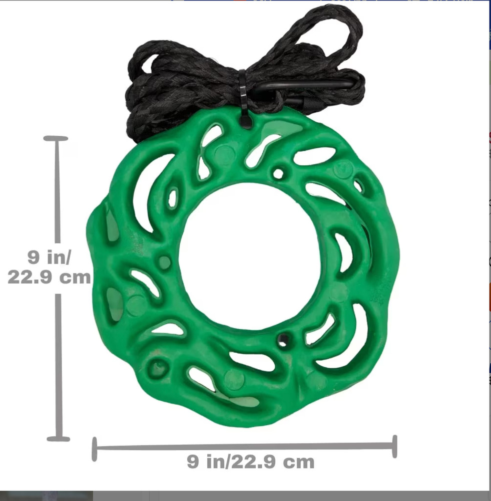 PetKORE Luna Ring with Hanging Kit Horse Toy, Green, 9-in, Enrichment