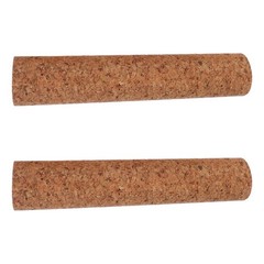 2Pcs Cork Wood Branches for Reptile Climbing Natural Terrarium Decor Light Brown