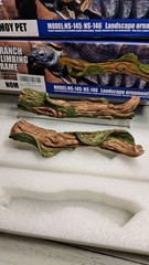 Reptile Tank Habitat Accessory Reptile Forest Climbing Resin Branch 7 Inch 2pack