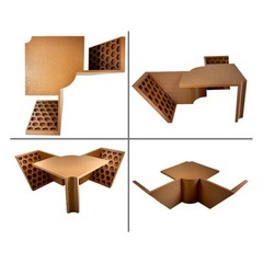 Hermit Crab Underground Tunnel Cave Corner Climbing Tank Decor Hide Hideout