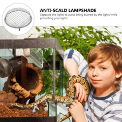Cover Reptile Heat Lamp Shade Accessories Light Lizard Terrarium Protector