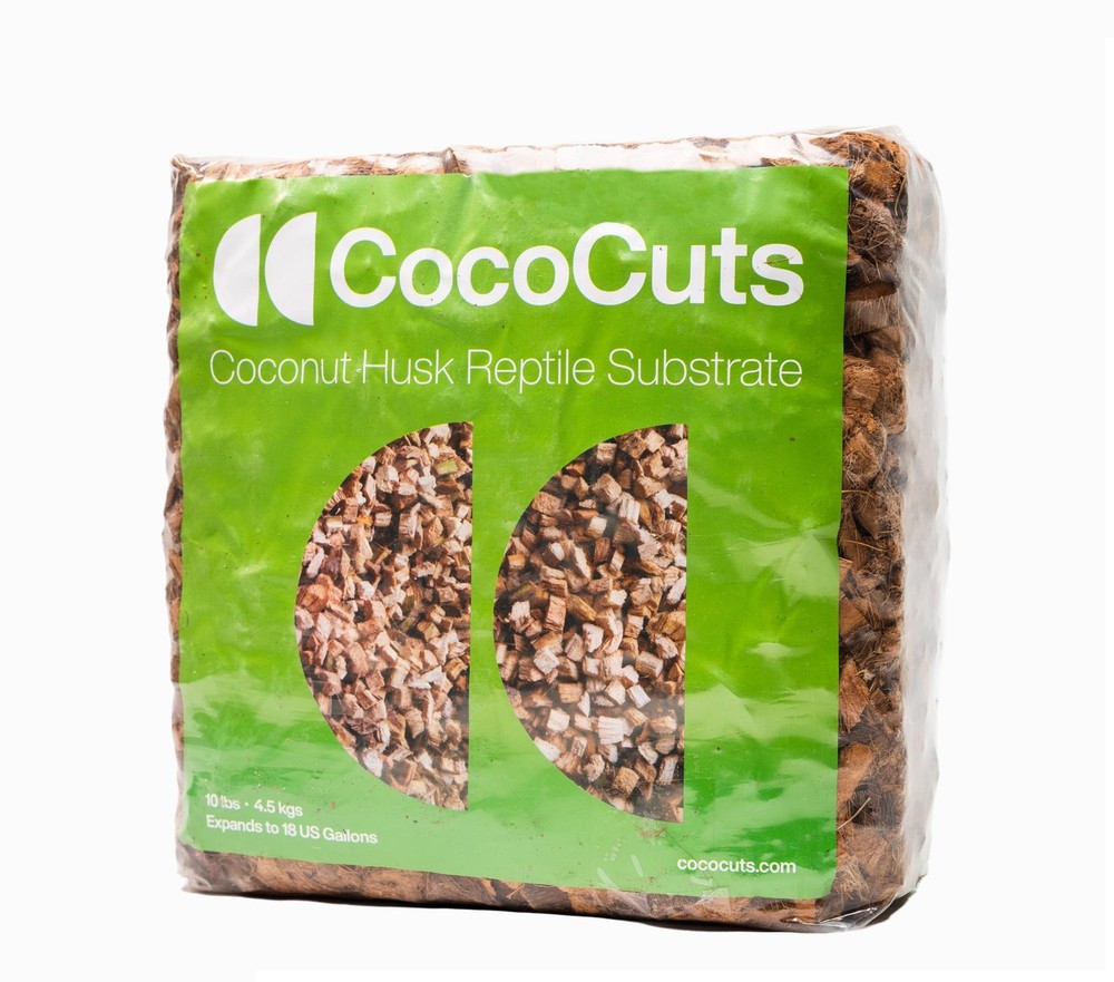 Coconut Husk Reptile Substrate 10 Lb Block Terrarium Bedding Habitat Dirt