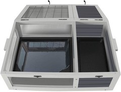 39.5″ Wood Tortoise House Indoor Reptile Cage Habitat for Lizards Geckos