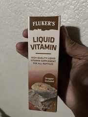 Fluker’s Liquid Vitamin Supplement for Reptiles 1.7 fl oz (50 ml) w/ Dropper