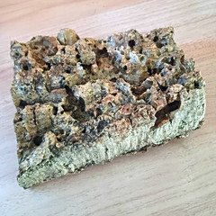 Natural Cork Bark Hide Log Piece for Reptile Terrarium Decor