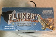 FLUKERS Reptile Deluxe Clamp Lamp 5.5in Inch Clamp Lamp See Description BNB