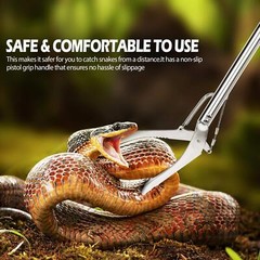 48 Inch Heavy Duty Snake Tongs Professional Reptile Grabber Catcher Tool