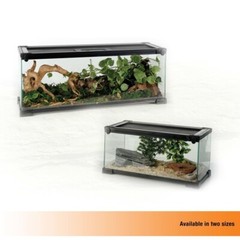 Zilla QuickBuild Terrarium 20in x 12in x 10in with Easy Clean Bedding Tray