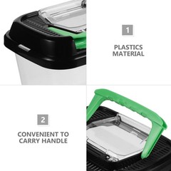Outdoor Pet Breeding Box Turtle Plastic Reptile Cage Snake Container