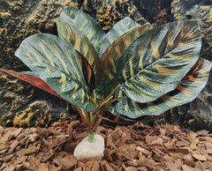 Reptile Terrarium Decor Plants,Amphibian Habitat Decor,Artificial Plants for …