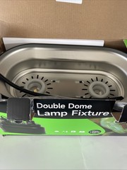 Double Dome Lamp Fixture 160W x 2 Reptile