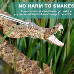 50Inch Collapsible Snake Grabber Tool Multifunctional Tongs Reptile Pick Up Tool