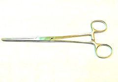8″ Stainless Steel Hemostat Straight Forceps for Feeding Lizards and Snakes