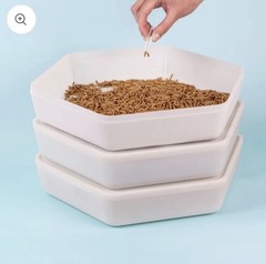 The Bug Factory Mealworm Growing Pod 3 Tier Storage Breeding & Growing Kit